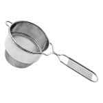 COCKTAIL BAR MESH FINE STRAINER ROUND DEEP 8.5CM THEBARS ITALY