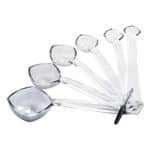 MEASURING PLASTIC PC SPOON 6SET THE BARS ITALY