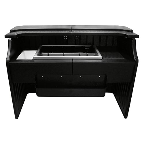 BWC-THE-CB004G.jpg BY ORDER CATERING BAR COMPLETE WITH BLACK DRINK STATION 160X72X115H CM THE BARS - Image 1