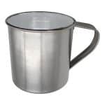 BY ORDER - MUG 45CL MIRROR FINISH S/S 18-10 THEBARS ITALY