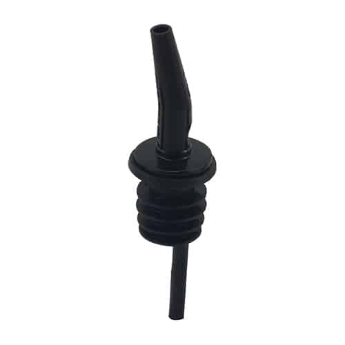 BWC-THE-P005B.jpg FREE FLOW POURER PLASTIC BLACK PC UNIT-1PC THE BARS ITALY - Image 1