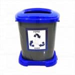 GARBAGE BIN RECYCLING 50L BLUE PAPER VIOSARP