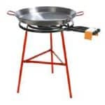 GAS BURNER WITH PAELLA PAN 70CM AND STAND 3 LEGS SET GARCIMA SPAIN