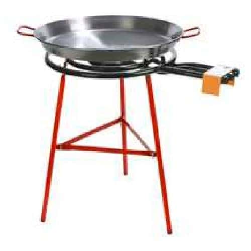 COO-GAR-75006.jpg GAS BURNER WITH PAELLA PAN 70CM AND STAND 3 LEGS SET GARCIMA SPAIN - Image 1