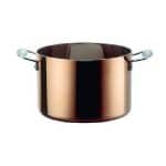 TOSCANA 3PLY POT WITH LID COPPER 24CM 7.7L MEPRA ITALY