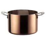 BY ORDER TOSCANA 3PLY DEEP POT WITH LID COPPER 20CM 4L MEPRA ITALY