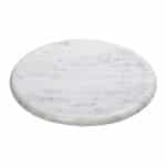 BY ORDER-PLATTER ROUND MARBLE WHITE 20CM ESPIEL