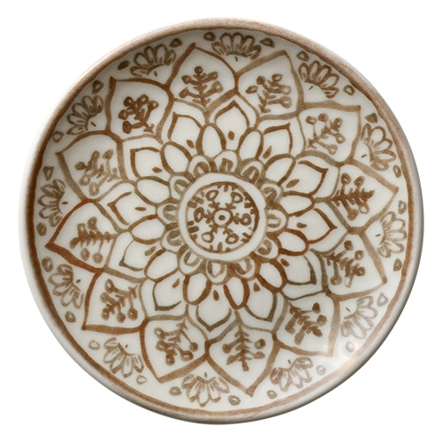 CRO-HAS-031215-000402.jpg BY ORDER - SOULMATE SIENNA PORCELAIN COUP PLATE FLAT 15CM HEART SOUL by BAUSCHER GERMANY - Image 1
