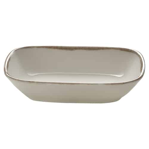 CRO-HAS-035815-000403.jpg BY ORDER - SOULMATE SIENNA PORCELAIN RECTANGULAR BOWL 15X11CM HEART SOUL by BAUSCHER GERMANY - Image 1