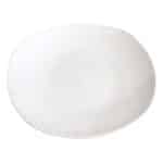 MELAMINE PLATE SQUARE WHITE 27CM MAK BULGARIA