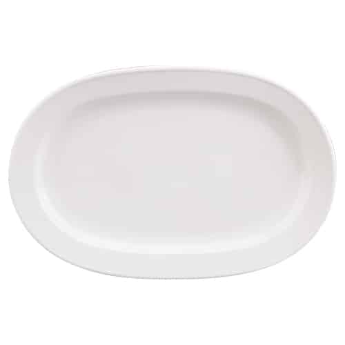 CRO-SCH-012033.jpg BY ORDER - FORM 98 PLATTER OVAL WITH RIM 33X23CM SCHONWALD GERMANY - Image 1