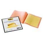 GOLD LEAVES FOR FOOD 8X8CM 25PCS FRANCE