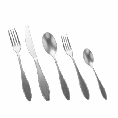 CUT-MEP-10701105P.jpg CARINZIA PELTRO VINTAGE DESSERT FORK 3MM 18/10 MEPRA ITALY - Image 1