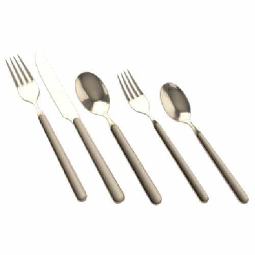 CUT-MEP-10T1107.jpg BY ORDER FANTASIA TEA SPOON S/S 18-10 TORTORA HANDLE MEPRA ITALY - Image 1