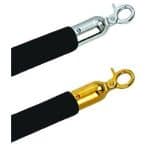 BY ORDER RAILING ROPE VELOUT BLACK GOLD 1.50CM UNIQUE