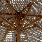 BY ORDER WOODEN UMBRELLA MACRAME FRINGE ROUND 250CM UNIQUE - Image 2