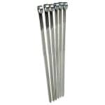 KEBAB SKEWERS FLAT 32CM 18-10 INOX 2MM GTSA - Image 2
