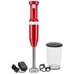 KITCHENAID CORDLESS HAND BLENDER RED