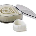 PASTRY CUTTERS PLASTIC POLYGLASS SET 9PCS TEARDROP PLAIN FRANCE