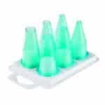 PASTRY TUBES PLAIN BOX SET 6 POLYCARBONATE FRANCE