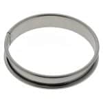BY ORDER - RING ROUND TART 8.5X1.6CM INOX 18-10 SET 10PCS FRANCE