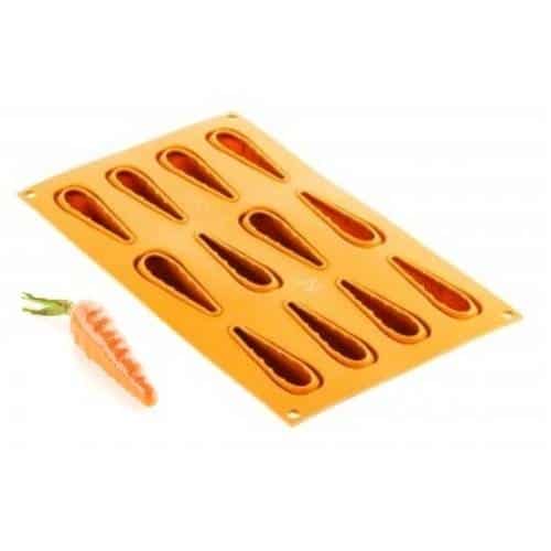 PBP-MAL-10752.jpg SILICONE MOULD 12 CARROTS FRANCE - Image 1