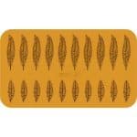 SILICONE MOULD 20 FEATHERS FRANCE
