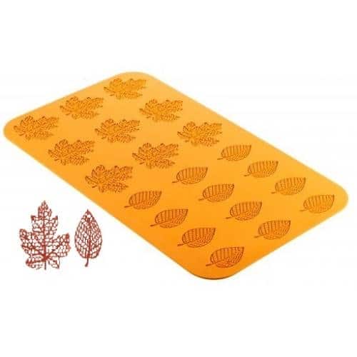 PBP-MAL-10760.jpg SILICONE MOULD 21 LEAVES FRANCE - Image 1