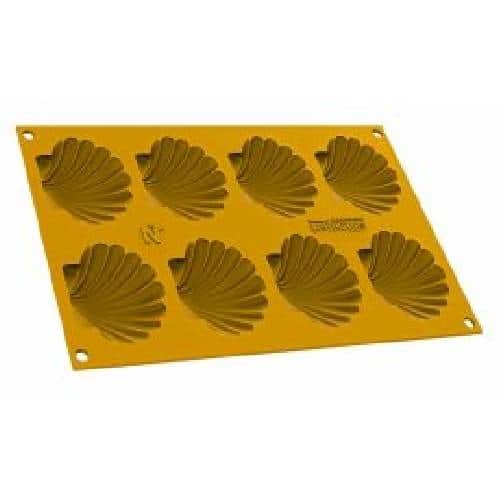 PBP-MAL-10795.jpg SILICONE MOULD 8 SHELLS FRANCE - Image 1