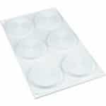 SILICONE MOULD 6 SWIRL MEDIUM TOURBILLON FRANCE