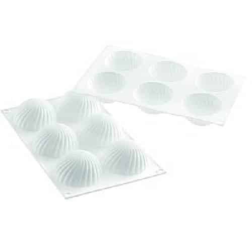 PBP-MAL-11186.jpg SILICONE MOULD 6 HALF SPHERES FRANCE - Image 1