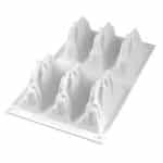 SILICONE MOULD 6 MONTAINS FRANCE