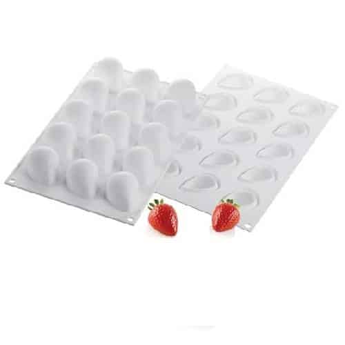 PBP-MAL-11297.jpg SILICONE MOULD 15 STRAWBERRY FRANCE - Image 1