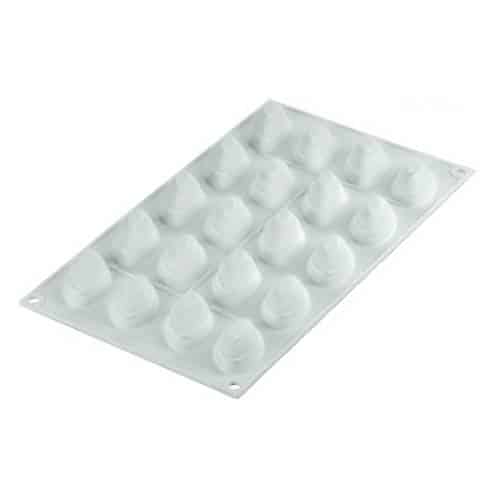 PBP-MAL-11323.jpg SILICONE MOULD 20 QUENELLES FRANCE - Image 1