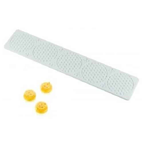 PBP-MAL-11726.jpg SILICONE MOULD 5 HEXAGONAL CELLS FRANCE - Image 1
