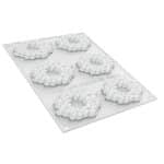 SILICONE MOULD 6 FLOWERS FRANCE