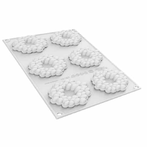 PBP-MAL-51041.jpg SILICONE MOULD 6 FLOWERS FRANCE - Image 1