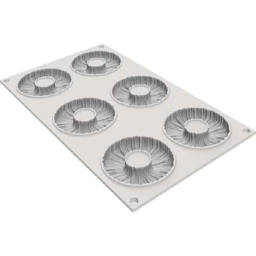 PBP-MAL-51046.jpg SILICONE MOULD 6 FLOWERS FRANCE - Image 1