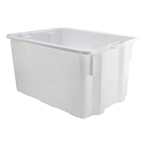 STO-MOB-131-65-N.jpg FOOD BOX STORAGE RECTANGULAR 65L WITH LID SET MP ITALY - Image 1