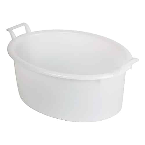 STO-MOB-47-50-N.jpg STORAGE BUCKET OVAL PLASTIC PP 40L MP ITALY - Image 1
