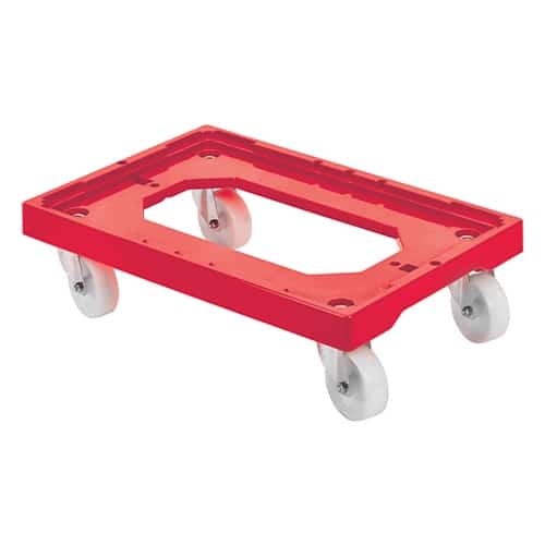STO-MOB-5800.jpg HEAVY DUTY TROLLEY PLASTIC FOR RECTANGULAR BOX 60X40 62X42X14 MP ITALY - Image 1