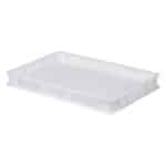 BAKERY PIZZA CRATE DOUGHT BOX PERFORATED 60X40X7CM PP MP ITALY
