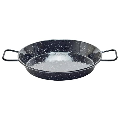 TAB-GAR-20103.jpg BY ORDER ENAMELLED ROUND PAN TWO HANDLES 14CM GARCIMA SPAIN - Image 1