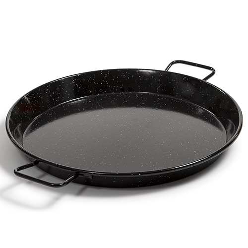 TAB-GAR-20211.jpg ENAMELLED PAELLA PAN 2HANDLES 15CM GARCIMA SPAIN - Image 1