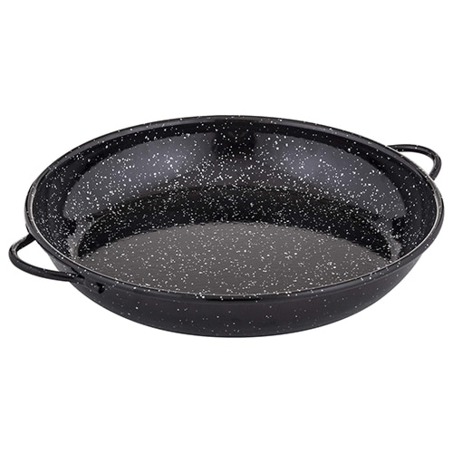 TAB-GAR-20832.jpg ENAMELLED PAELLA PAN INDUCTION 2HANDLES 32CM GARCIMA SPAIN - Image 1