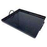 ENAMELLED PLATTER PAN 2HANDLES 20X25CM GARCIMA SPAIN