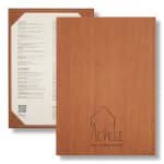 CUSTOM ORDER - MENU A3 34X45CM ONE PAGE WITH FOUR CORNERS