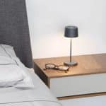 BY ORDER TABLE LAMP OLIVIA MICRO WHITE LED DIMMER RECHARGEABLE ZAFFERANO ITALY - Image 2