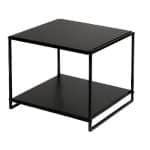 BUFFET METAL STAND BLACK 2 SHELF 32X30X36.5CM ESPIEL