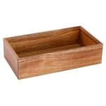 BUFFET ACACIA STACKABLE TRAY BOX GN 1/3 32.5X17.6X8.5CM ESPIEL